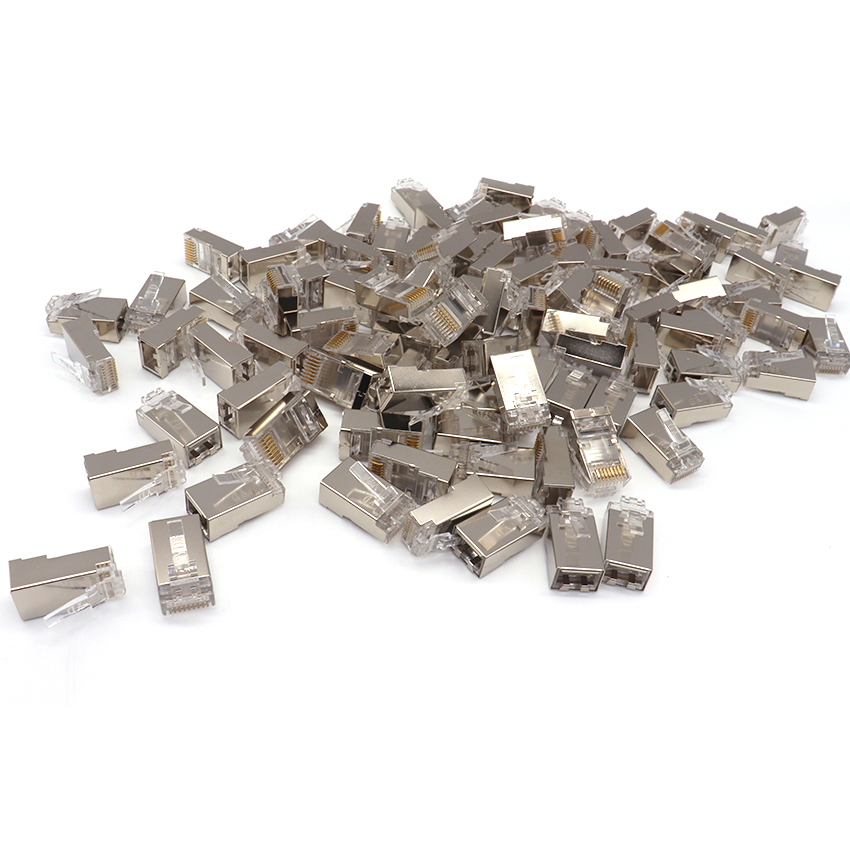 Cat6e Shielded RJ45 Connector - High-Speed Ethernet Performance | CloudTop Cable