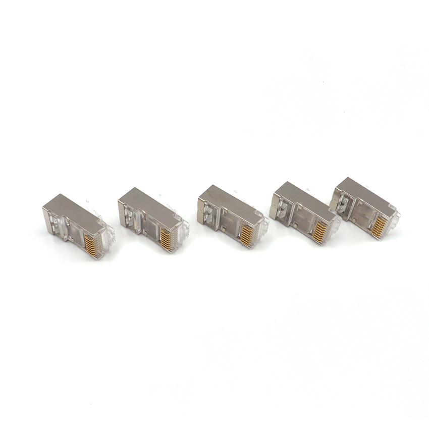 Cat6e Shielded RJ45 Connector - High-Speed Ethernet Performance | CloudTop Cable