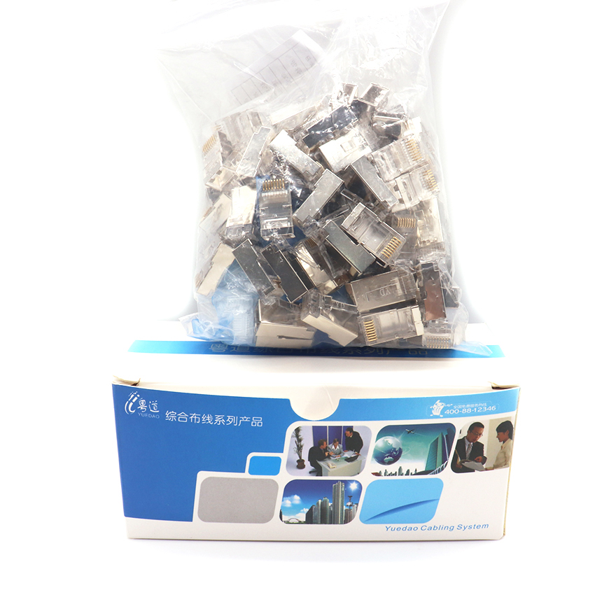 Cat6e Shielded RJ45 Connector - High-Speed Ethernet Performance | CloudTop Cable